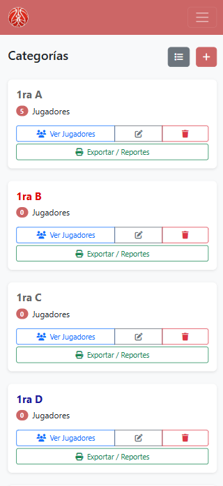 Captura Categorías Principal
